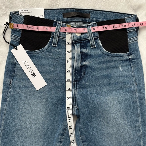 JOE'S The Icon Rookie Mid Rise Skinny Ankle Stretch Jeans--25 - Picture 15 of 16